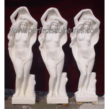 Carved Marble Statue Stone Carving Sculpture Garden Ornament for Decoration (SY-X1075)